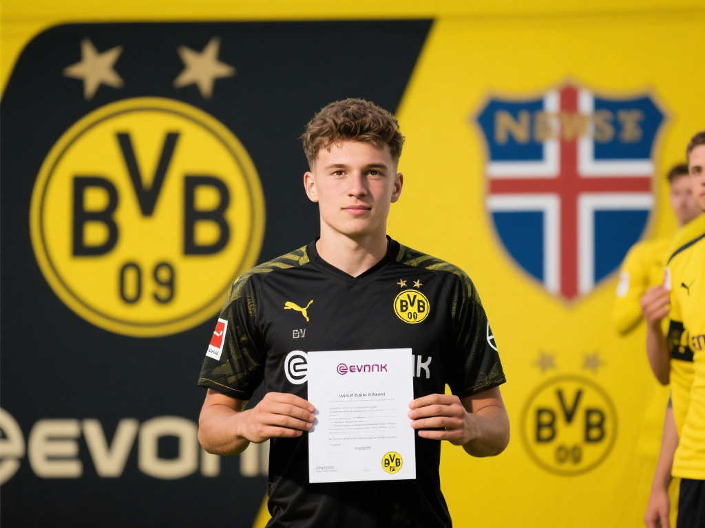 体图：多特蒙德将以700万价格签下北西兰球员丹尼尔-斯文松